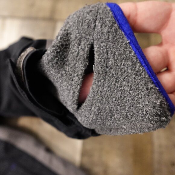 Lands’ End Squall Hooded Insulated Jacket Boys Small Black Gray Winter - Picture 6 of 12